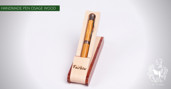 WOODEN PENS HANDTURNED-Sundries-Jaap Houtenpennen-Yew-Fairbow