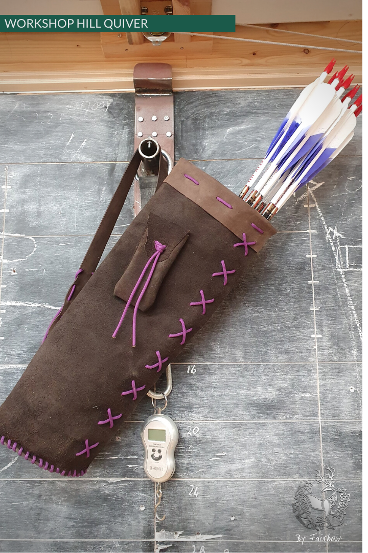 WORKSHOP 'HOW-TO' MAKE A HILL-STYLE QUIVER-Workshop-Fairbow-January 8th 2023-Fairbow