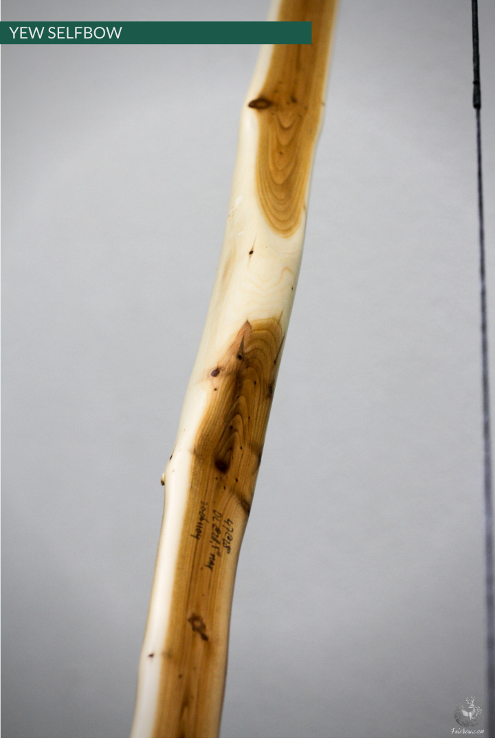 YEW SELFBOW, 67 INCH NTN, 47 LBS-Bow-Fairbow-Fairbow