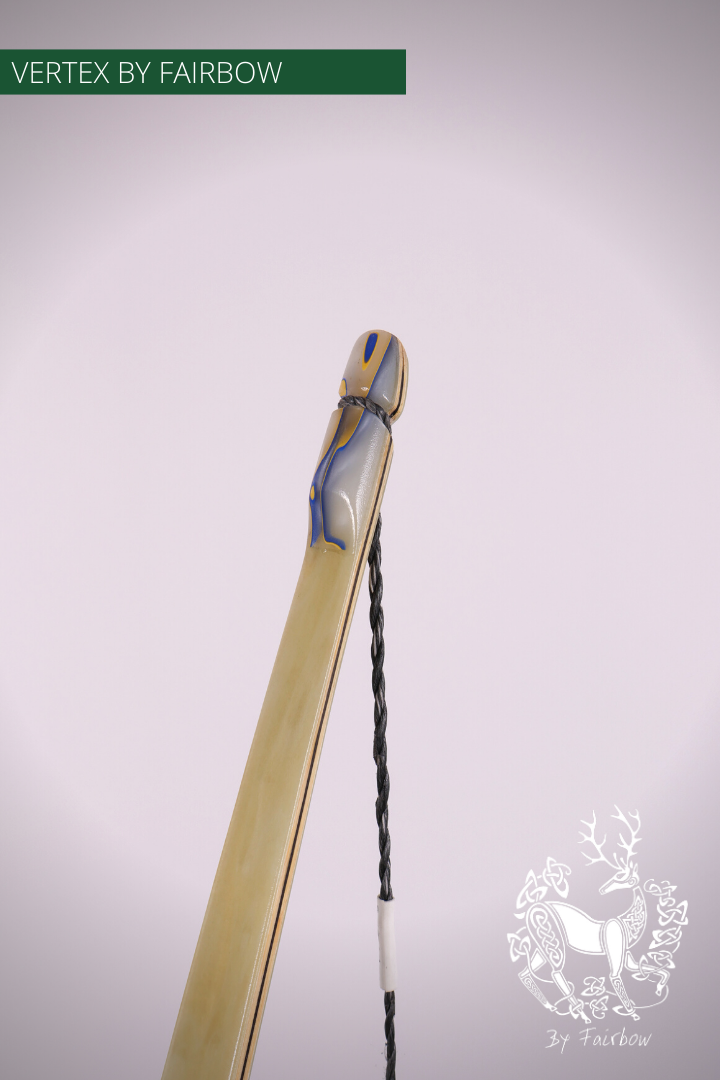 THE VERTEX BOW  68" CLEAR BACKING OVER BIRDSEYE MAPLE 25 LBS @ 28 INCH RH