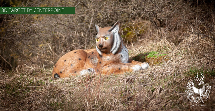 3D RECLINING LYNX TARGET BY CENTERPOINT-target-Centerpoint-Fairbow