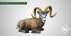 3D TARGET BEDDED MOUNTAIN SHEEP BY SRT-target-SRT-Fairbow