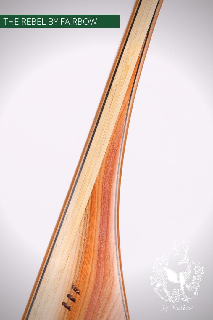 DE REBEL BOOG 60@28 DOORZICHTIG GLASS, TAXUS EN BAMBOE
