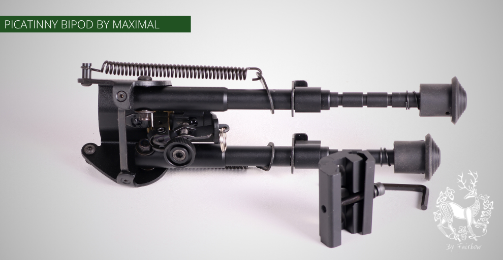 ADJUSTABLE BIPOD PICATINNY BY MAXIMAL-survival gear-maximal-Fairbow