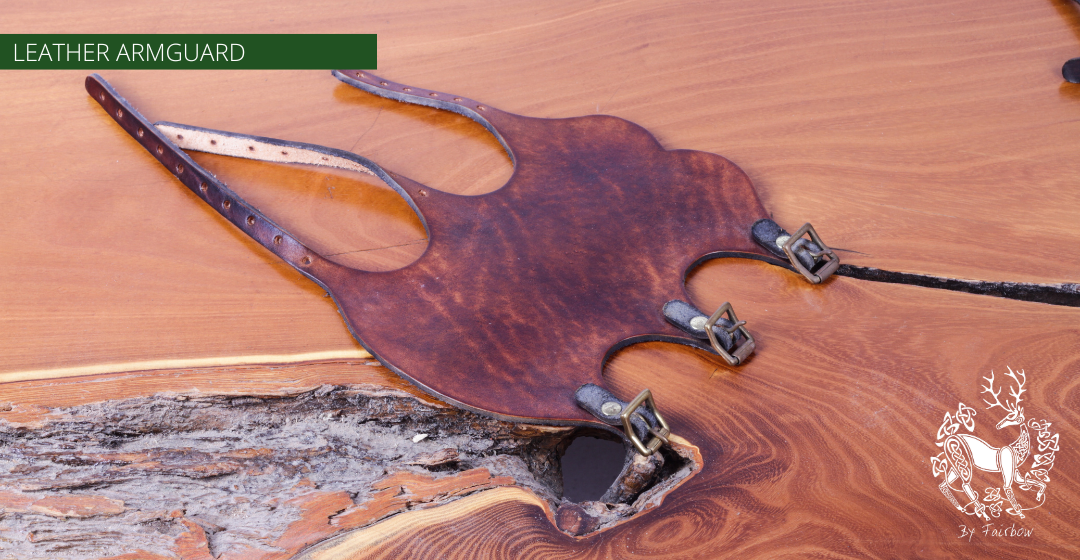 BACK QUIVER WITH ARMGUARD DELUXE SET-Quiver-Fairbow-Dark Brown-Fairbow