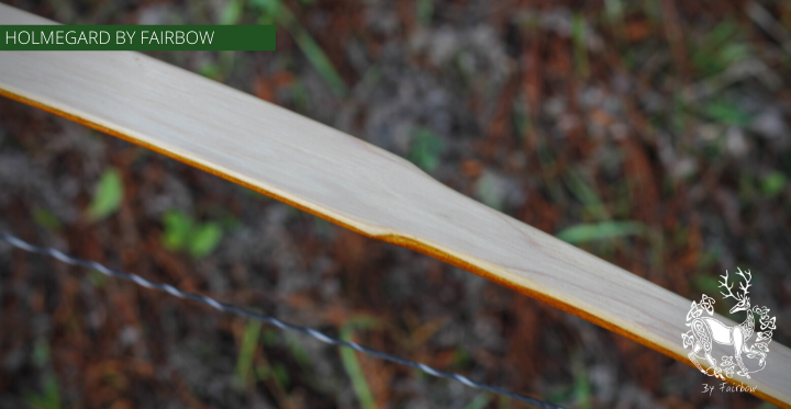 BASIC HOLMEGARD SELFBOW, SOLID HICKORY IN STOCK-primitive bow-Fairbow-15-20 lbs-Fairbow
