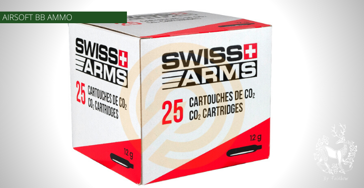 CYBERGUN CO2 SPARKLET SWISS ARMS 12 gr BOX 25-cartridge co2-swiss arms-Fairbow