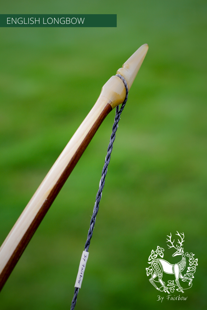 ENGLISH LONGBOW 38@28 DUALLAM GREENHEART HICKORY SUPERIOR-English Longbow-Fairbow-Fairbow