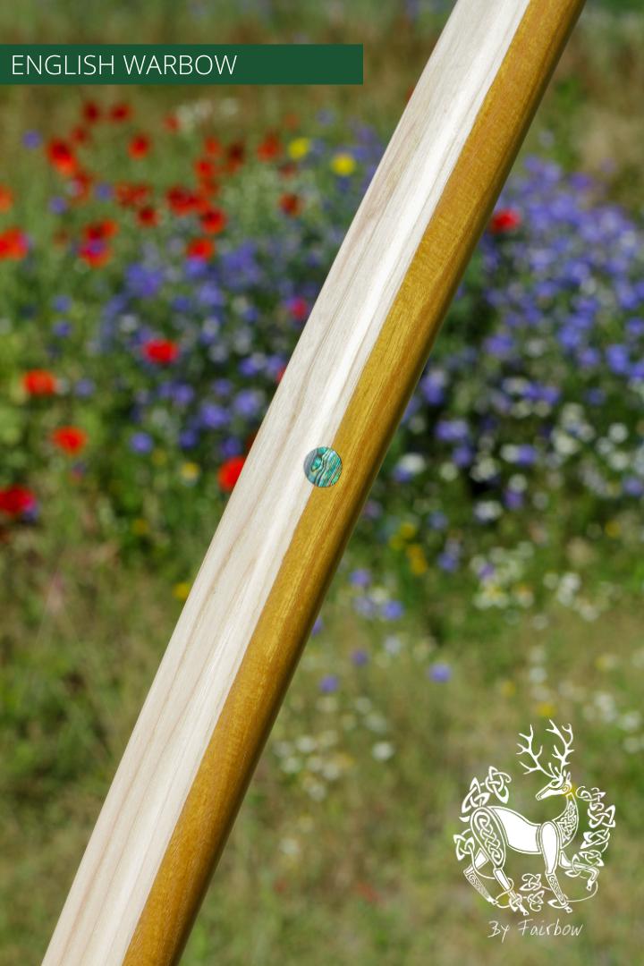 ENGLISH LONGBOW, WARBOW - FBT, OSAGE HICKORY SUPERIOR 110@28, 122@32-Bow-Fairbow-Fairbow