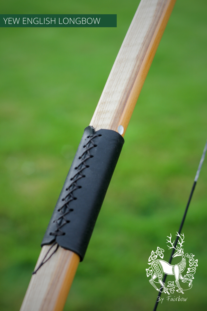 ENGLISH LONGBOW, YEW HICKORY SUPERIOR 55@28 77 INCH NTN-Bow-Fairbow-Fairbow