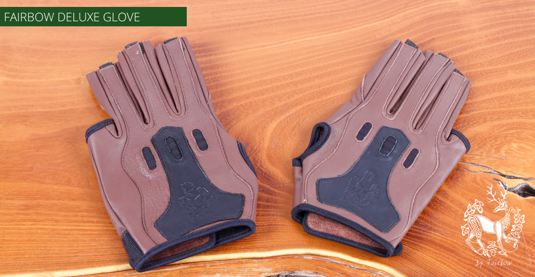 FAIRBOW DELUXE SHOOTING GLOVE FOR TRADITIONAL ARCHERS-Glove-Fairbow-Medium-Left-Fairbow