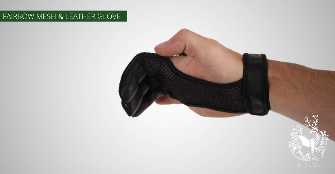 FAIRBOW MESH SHOOTING GLOVE FOR TRADITIONAL ARCHERS-Glove-Fairbow-Extra small-Brown-Fairbow