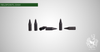 FIELDPOINT, BLACK, LONG SHAPE, PARALLEL 23/64 125 GRAIN DOZEN-arrow point-TAS-Fairbow