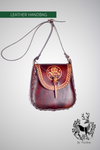 HANDCARVED LEATHER BAG WITH CELTIC DESIGN (Turtlehouse)-Bag-Fairbow-Fairbow