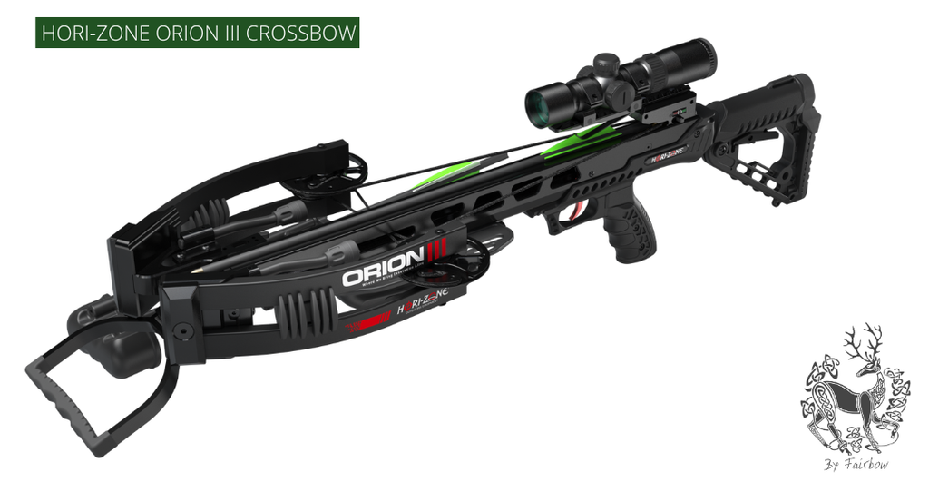 HORI-ZONE CROSSBOW COMPOUND PACKAGE ORION III – Fairbow HORI-ZONE CROSSBOW COMPOUND PACKAGE ORION III – Fairbow