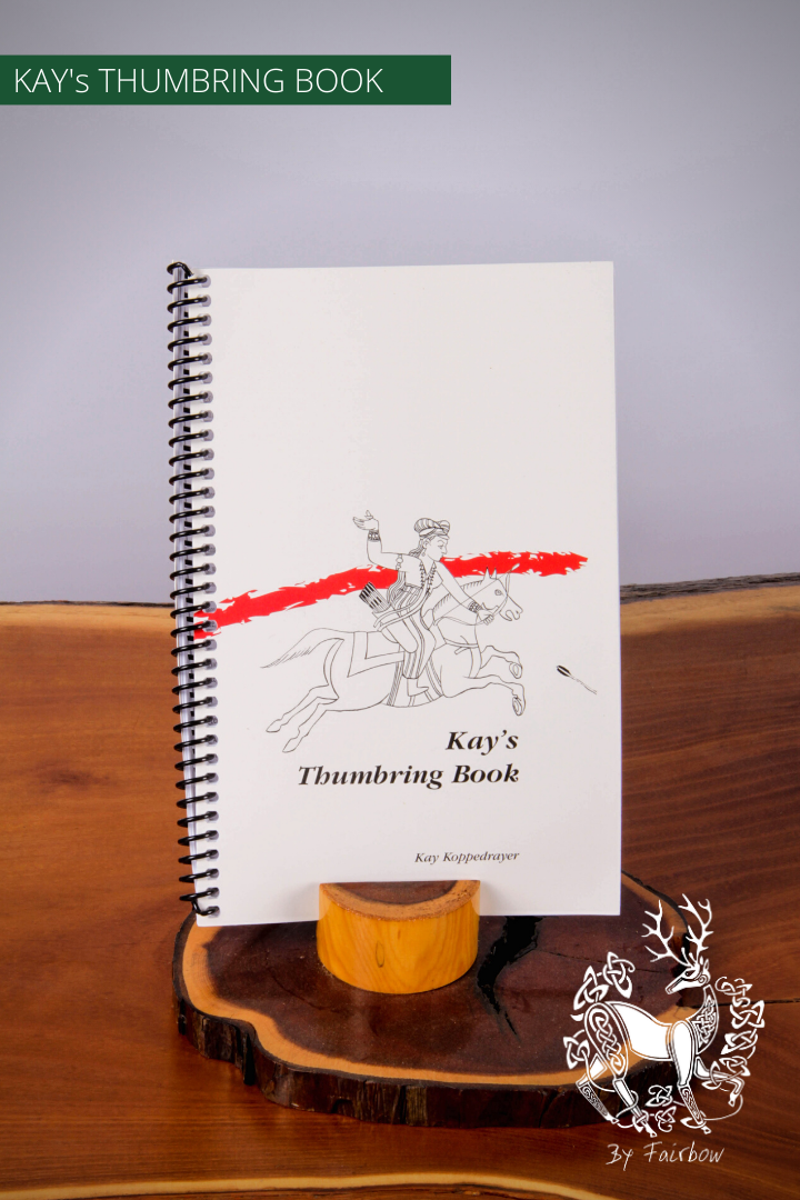 KAY's THUMBRING BOOK KAY KOPPEDRAYER-paperback book-blue vase press-Fairbow