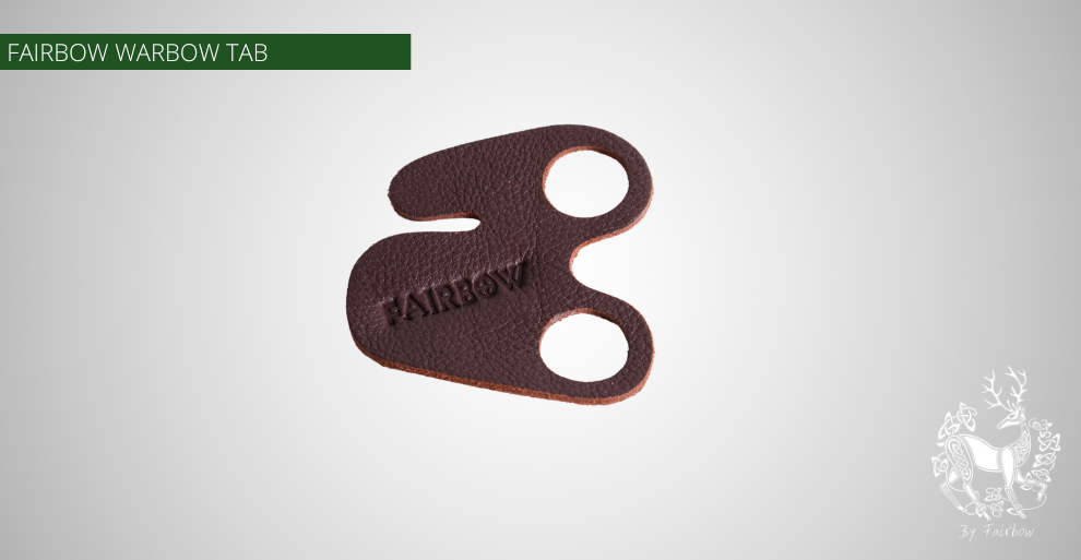 LEATHER FINGER TAB FOR HEAVY BOW ARCHERY-Protection-Fairbow-Small-Fairbow