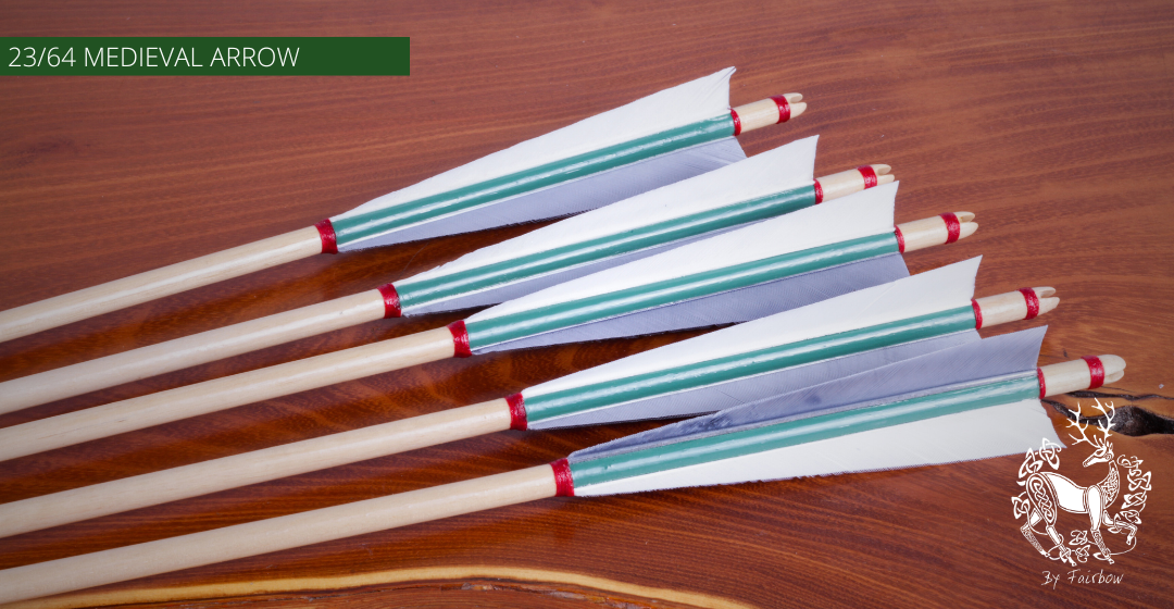 MEDIEVAL ARROWS SELFNOCKED 23/64 NORTHERN PINE IN STOCK-Arrow-FAIRBOW-1 pcs-Fairbow