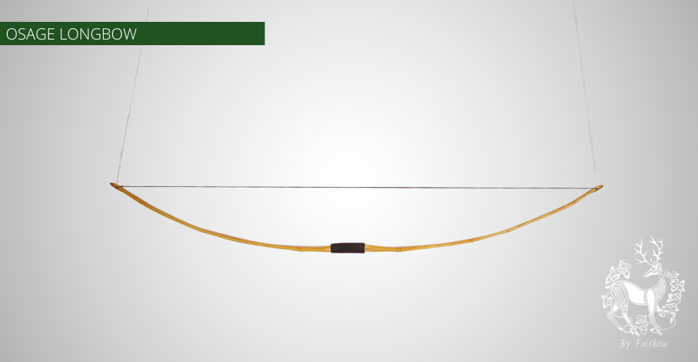 OSAGE SELFBOW, 65 INCH NTN, 32 LBS AMERICAN FLATBOW-Bow-Fairbow-Fairbow