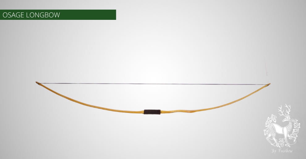 OSAGE SELFBOW, 65 INCH NTN, 32 LBS AMERICAN FLATBOW-Bow-Fairbow-Fairbow