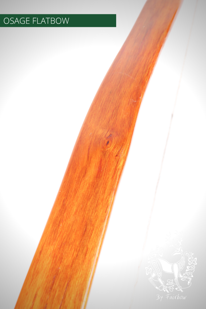 OSAGE SELFBOW, 66 INCH NTN, 43 LBS AMERICAN FLATBOW-Bow-Fairbow-Fairbow