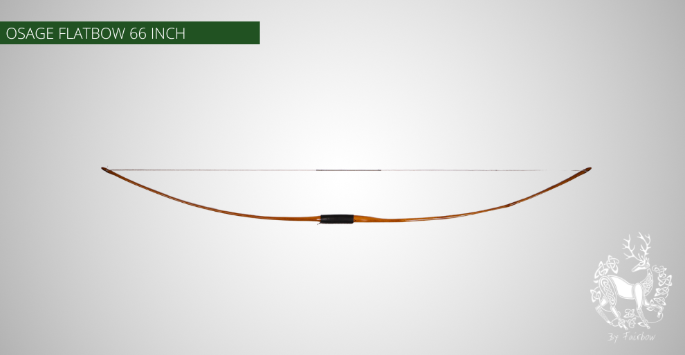 OSAGE SELFBOW, 66 INCH NTN, 43 LBS AMERICAN FLATBOW-Bow-Fairbow-Fairbow