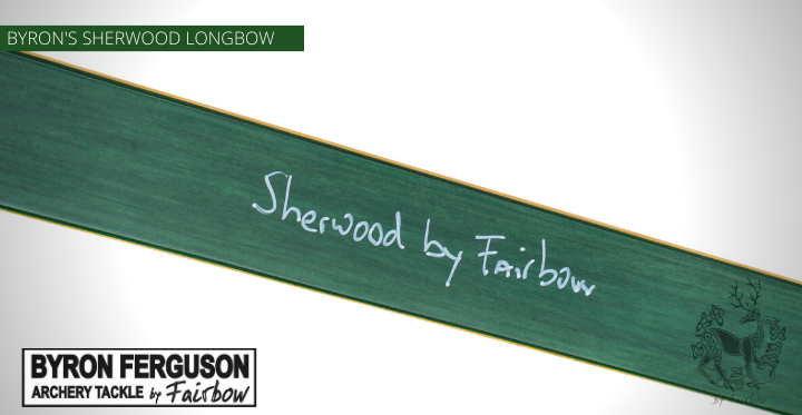 PRE ORDER THE BYRON FERGUSON SHERWOOD AMERICAN LONGBOW BY FAIRBOW-American bow-Fairbow-30 lbs-Left-Fairbow