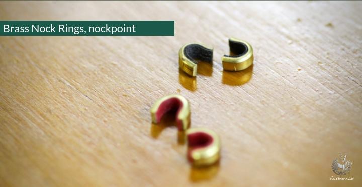 SAUNDERS NOCKPOINT SET, BRASS RINGS, NOCKPOINT RINGS-Tool-Saunders-red large-Fairbow