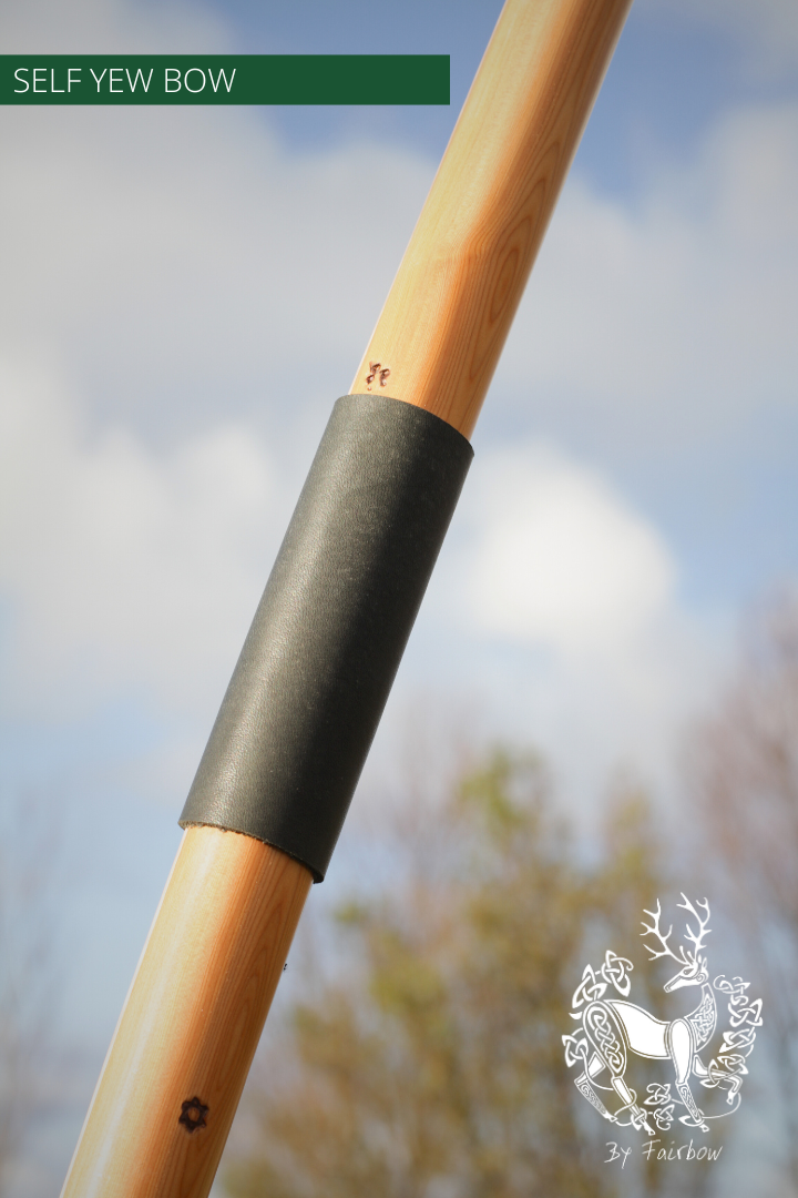 SELF YEW ENGLISH LONGBOW, 55 LBS @ 28 INCH, 76 INCH NTN-Bow-Fairbow-Fairbow