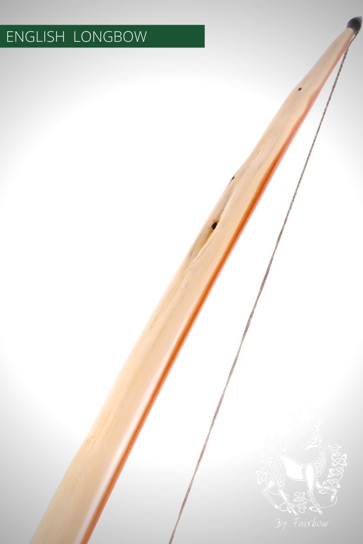 SELF YEW ENGLISH LONGBOW, 60 LBS @ 28 INCH, 76 INCH NTN-Bow-Fairbow-Fairbow