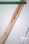 SELF YEW ENGLISH LONGBOW, 94 LBS @ 30 INCH, 76 INCH NTN-Bow-Fairbow-Fairbow