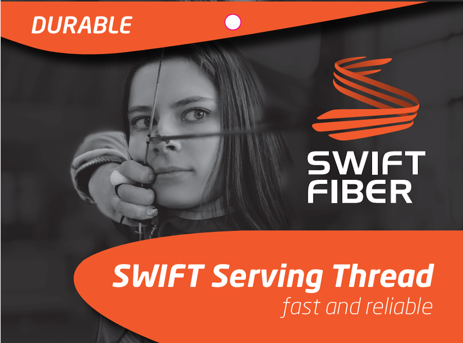 SWIFT SERVING THREAD 010-string-Fairbow-Brown-0.025"-Fairbow