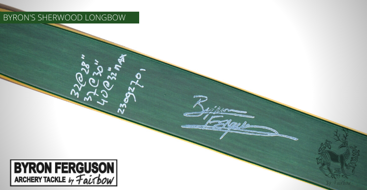 THE BYRON FERGUSON SHERWOOD AMERICAN LONGBOW BY FAIRBOW-American bow-Fairbow-25 lbs RH-Fairbow