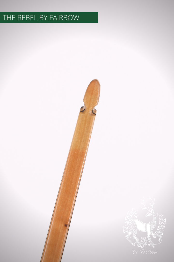 THE REBEL BOW 134@28 140 @ 30 INCH CLEAR GLASS, PEARWOOD, BAMBOO AND TULIP VENEER-Bow-Fairbow-Fairbow