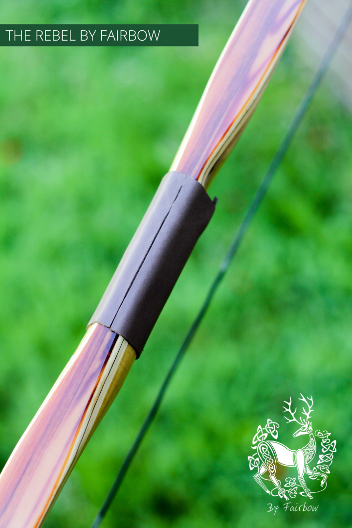 THE REBEL BOW 33@28 CLEAR GLASS, OSAGE AND YEW FINISH-Bow-Fairbow-Fairbow