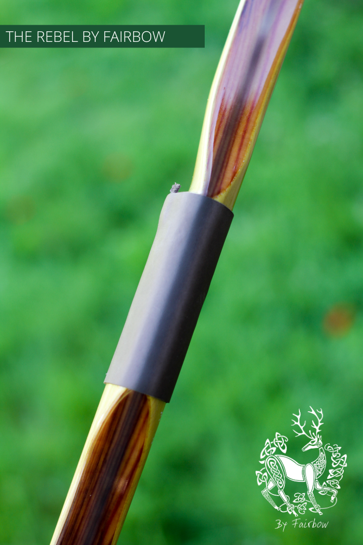 THE REBEL BOW 33@28 CLEAR GLASS, OSAGE AND YEW FINISH-Bow-Fairbow-Fairbow