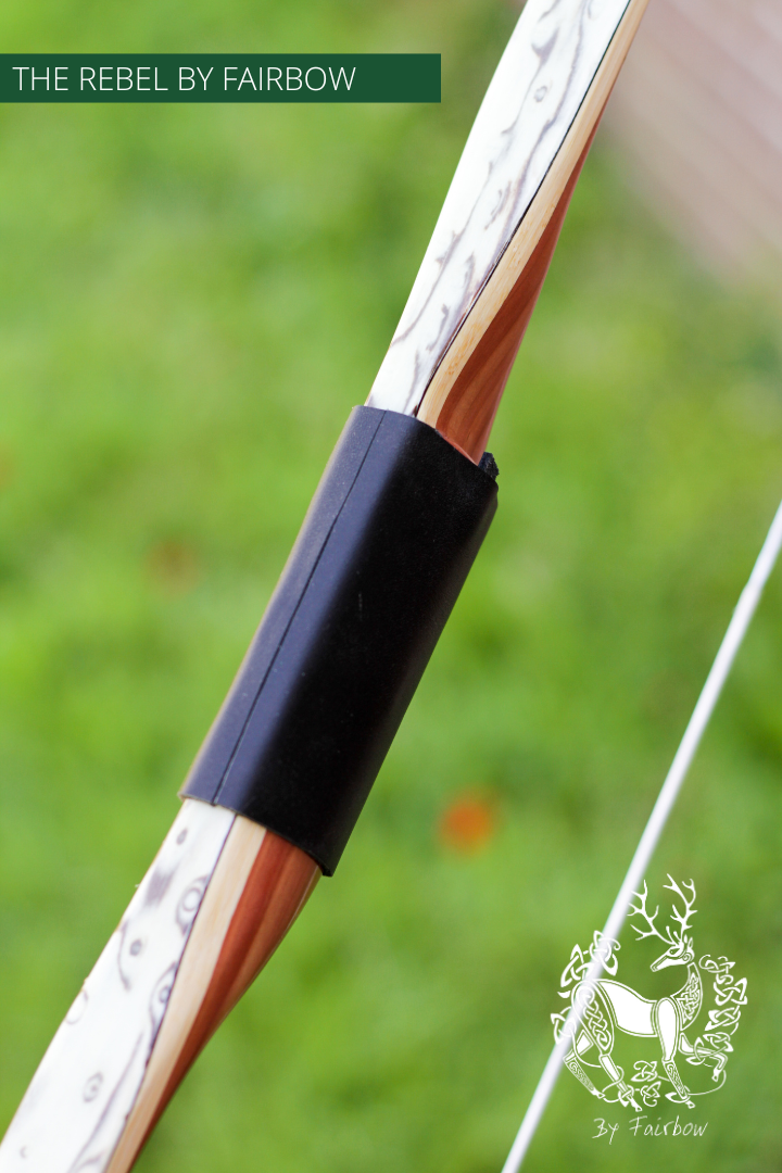 THE REBEL BOW 35@28 CLEAR GLASS, CEDAR AND BIRDSEYE MAPLE-Bow-Fairbow-Fairbow