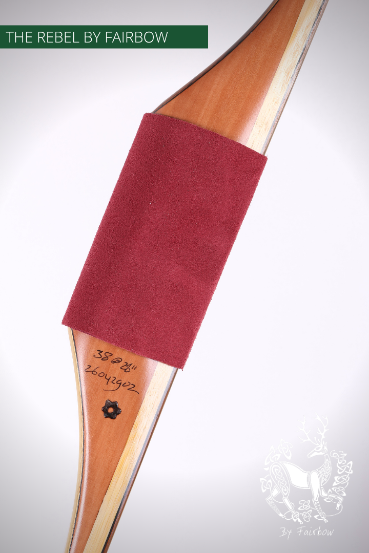 THE REBEL BOW 38@28 CLEAR GLASS, PEAR AND ROSEWOOD-Bow-Fairbow-Fairbow
