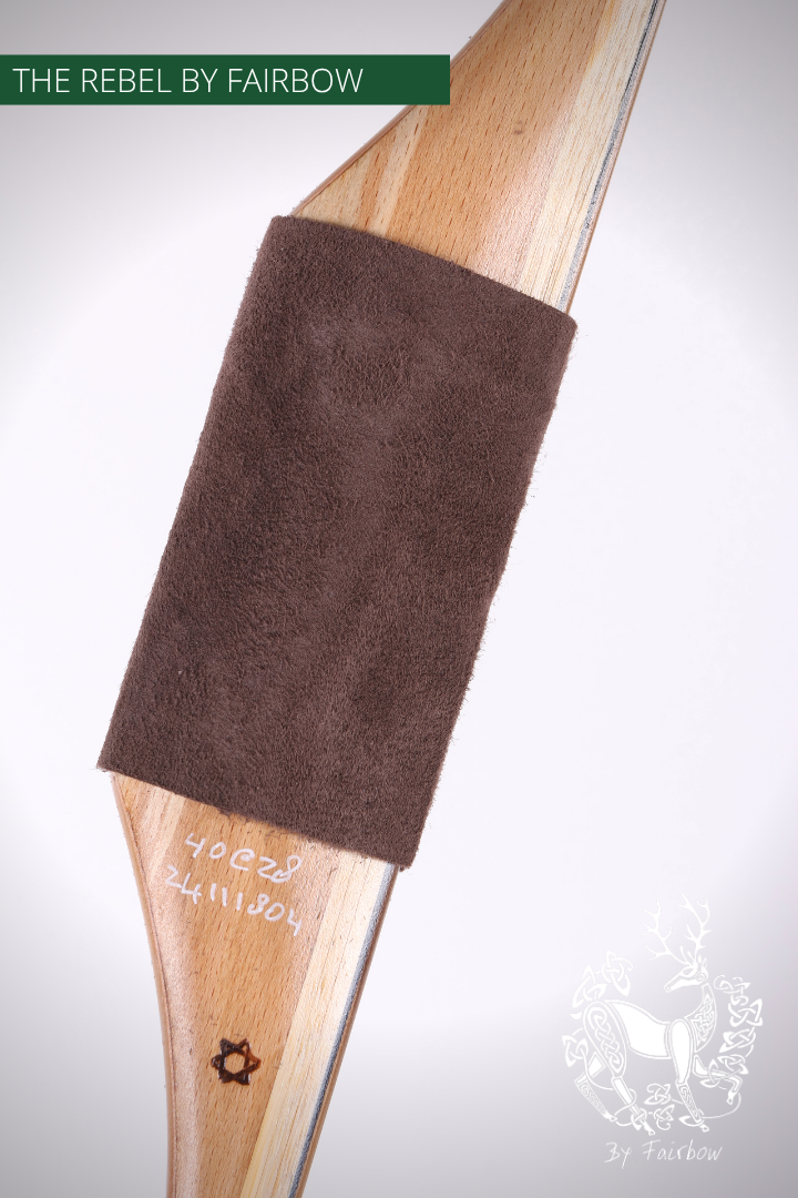 THE REBEL BOW 40@28 CLEAR GLASS, SPALTED PECAN AND SUPERCORE-Bow-Fairbow-Fairbow