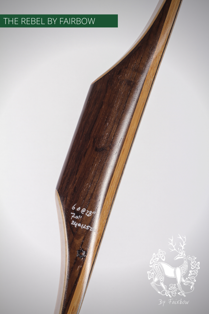 THE REBEL BOW 60@28 CLEAR GLASS, BAMBOO AND SPALTED BIRCH-Bow-Fairbow-Fairbow