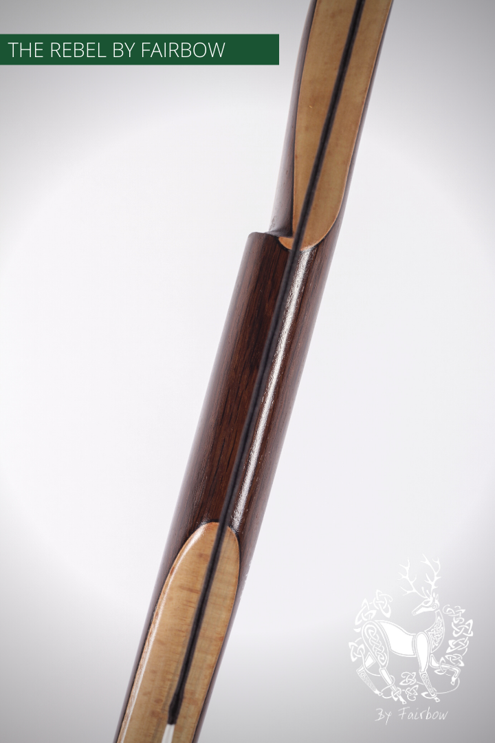 THE REBEL BOW 60@28 CLEAR GLASS, BAMBOO AND SPALTED BIRCH-Bow-Fairbow-Fairbow