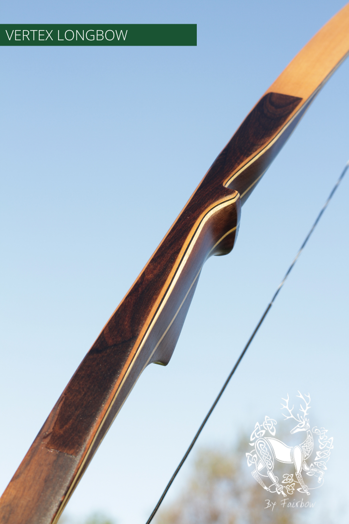 THE VERTEX AFB, 68 INCH NTN, 37 LBS @ 28 INCH EBONY VENEER, MANSONIA-Bow-Fairbow-Fairbow