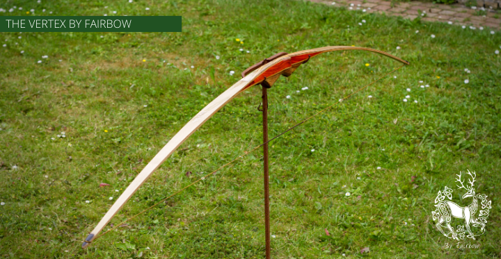 THE VERTEX BOW 68" CLEAR BELLY CLEAR BACKING 44 LBS @ 28 INCH RH SPALTED MAPLE AND COCOBOLE-longbow-Fairbow-Fairbow