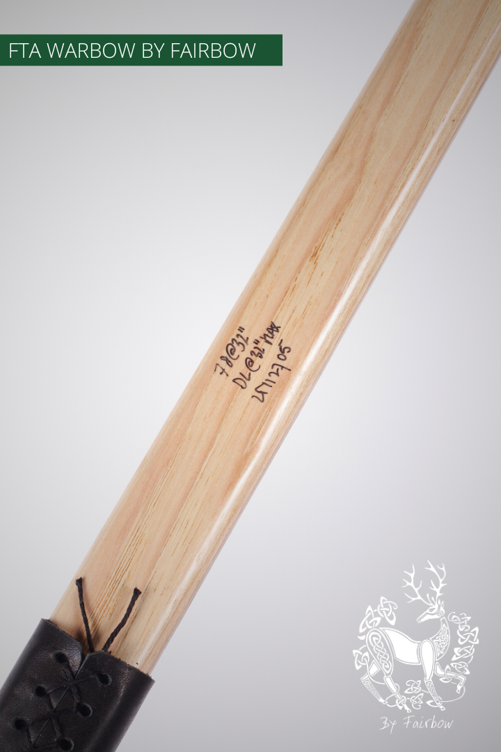 WARBOW FTA GREENHEART, SUPERCORE, HICKORY SUPERIOR 78 LBS @ 32 INCH-Bow-Fairbow-Fairbow