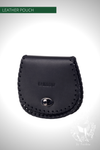 BLACK OR BROWN LEATHER POUCH