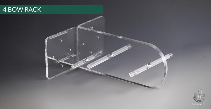 4-BOW RACK (VERTICAL HANGING) PERSPEX-Sundries-clearview-Fairbow
