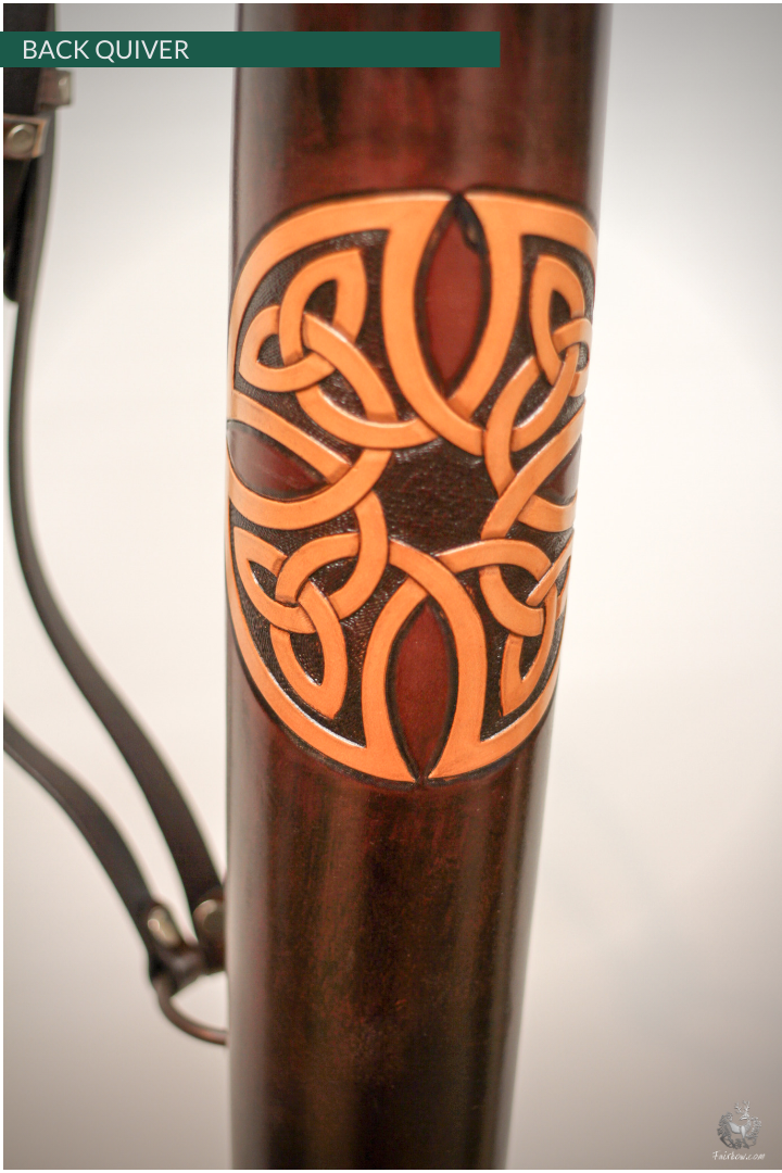 BACK QUIVER WITH CELTIC KNOT DESIGN-Quiver-Fairbow-Fairbow