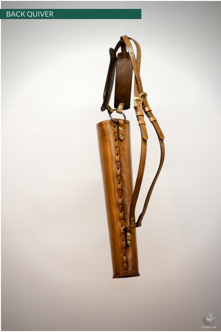 BACK QUIVER WITH CELTIC TORCH DESIGN-Quiver-Fairbow-Fairbow