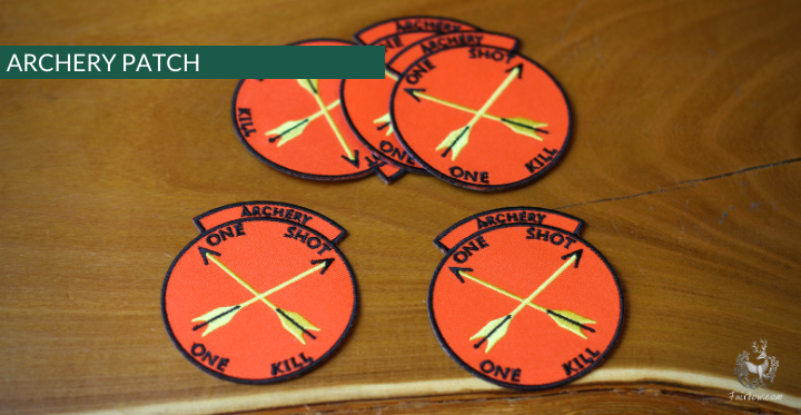 BADGE / patch "ONE SHOT ONE KILL ARCHERY"-Clothing-Fairbow-Fairbow