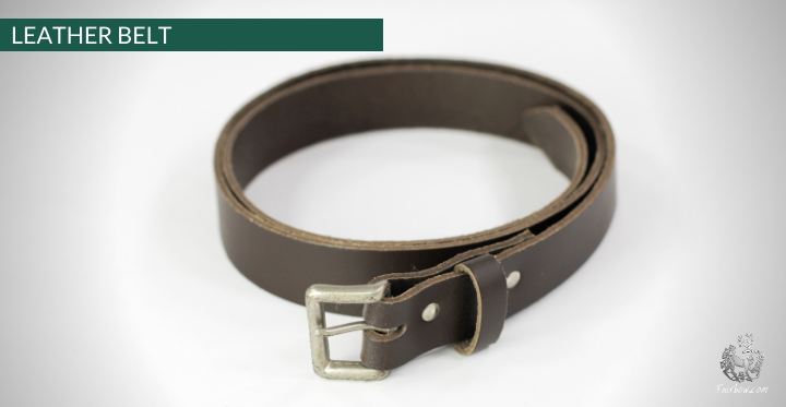 BASIC LEATHER BELT 3 CM WIDE-leather-Lyon-brown-Fairbow